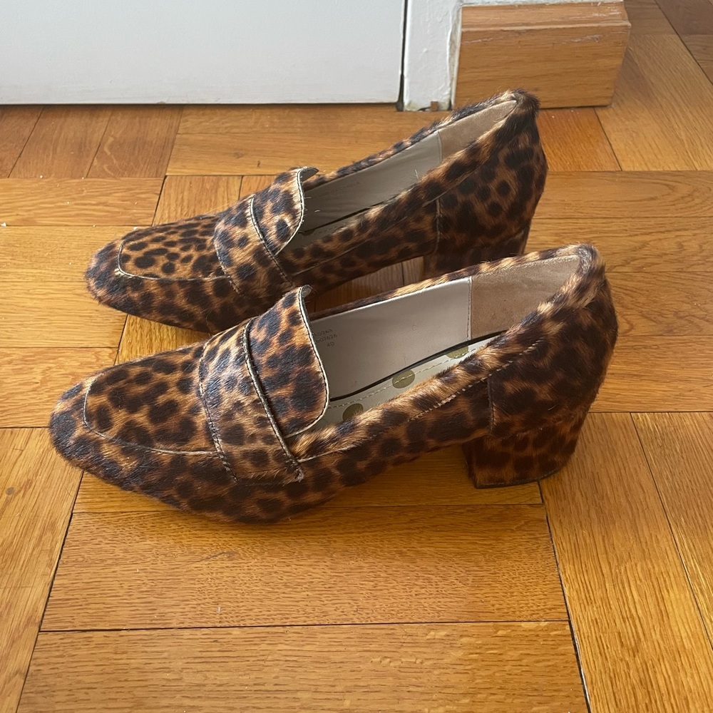Boden Leopard Print Heels - Picture 5 of 6